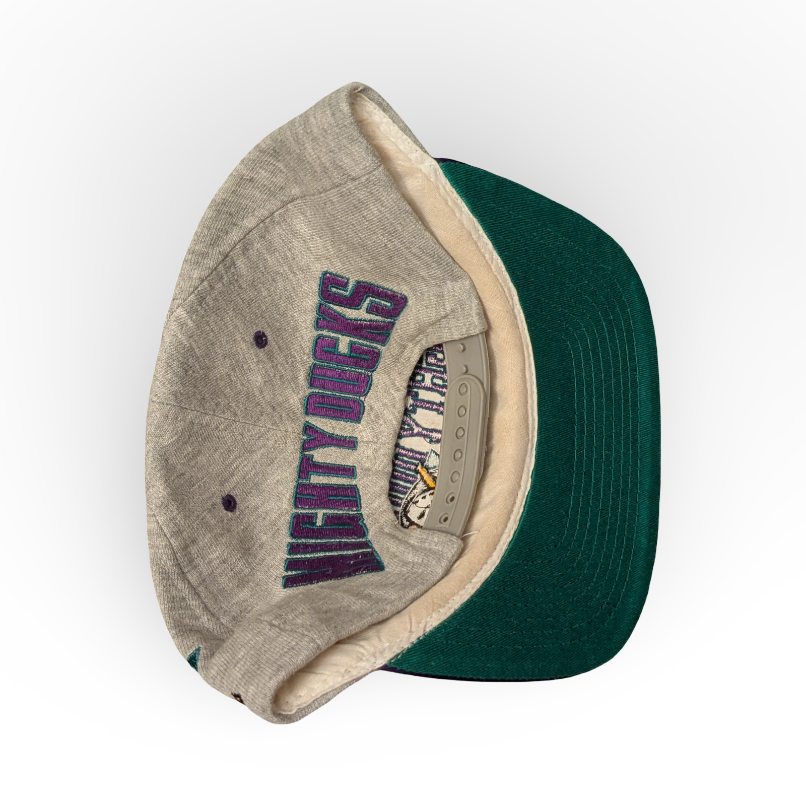 Casquette Anaheim Mighty Ducks NHL vintage Hockey american sportswear disney – Image 2