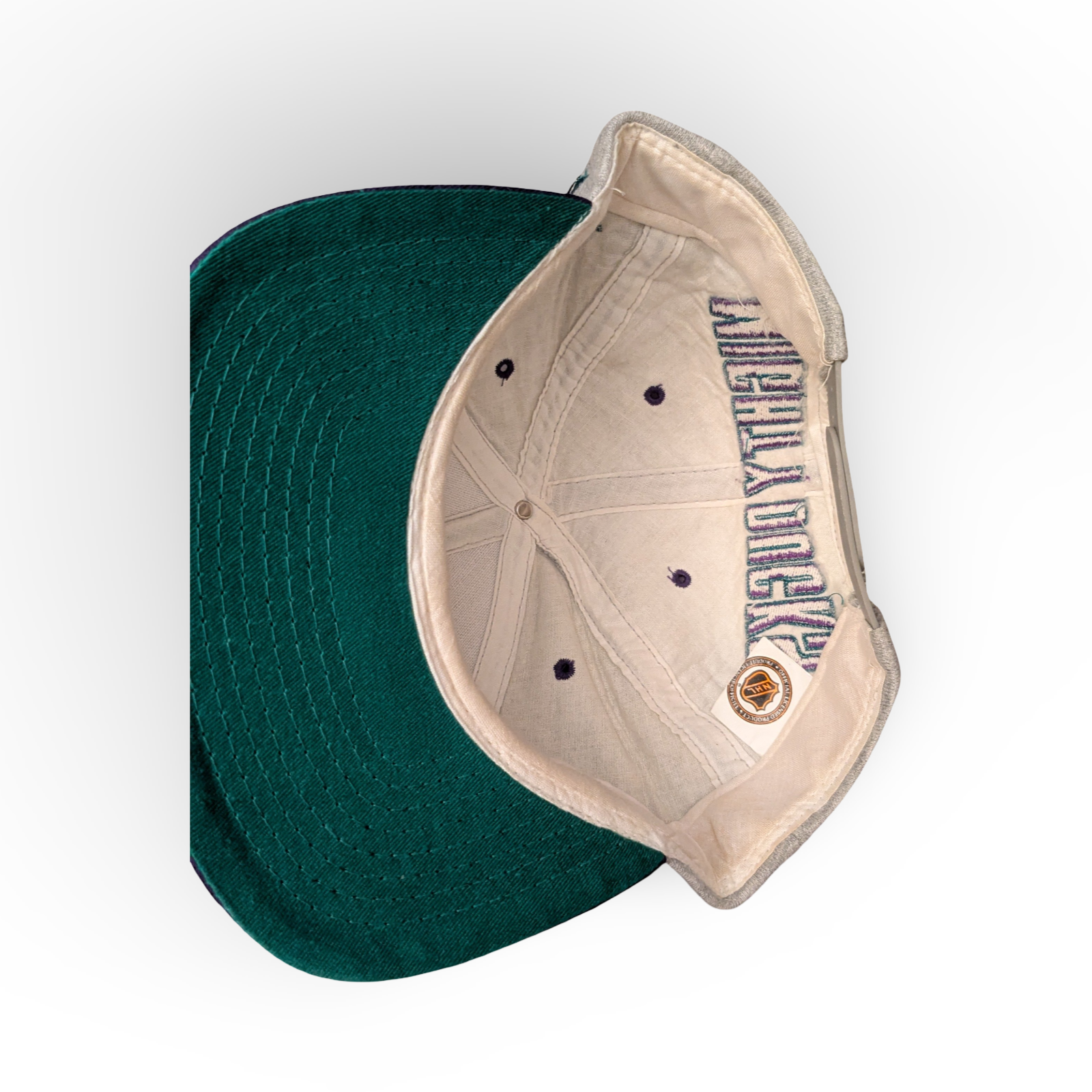 Casquette Anaheim Mighty Ducks NHL vintage Hockey american sportswear disney – Image 3