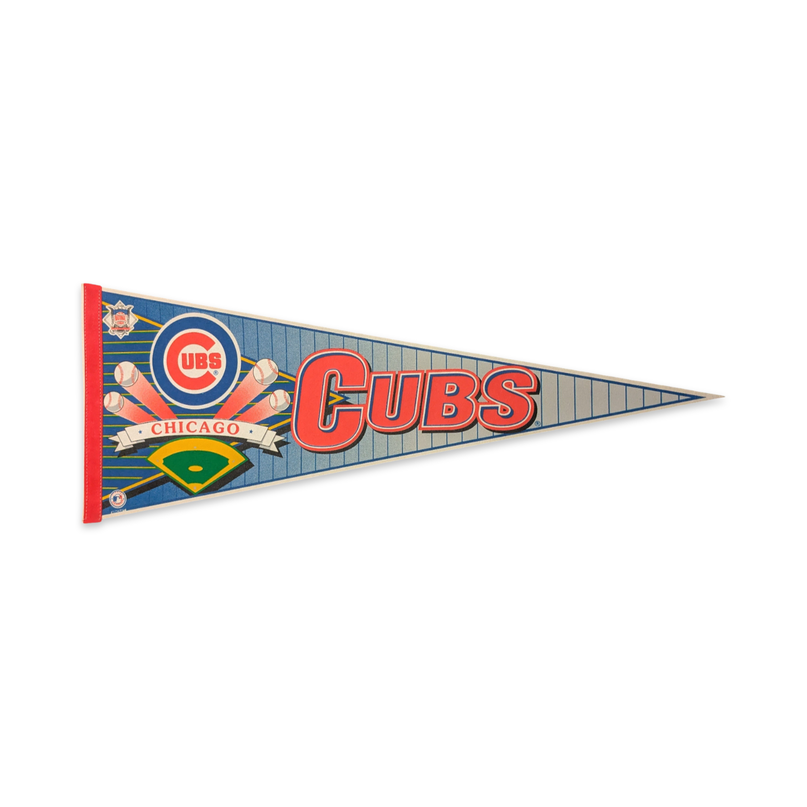 Fanion Wincraft Chicago Cubs MLB Baseball vintage Pennant pinstripes