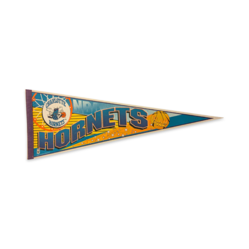 Fanion Wincraft Charlotte Hornets NBA Basketball vintage Pennant USA Slam Dunk
